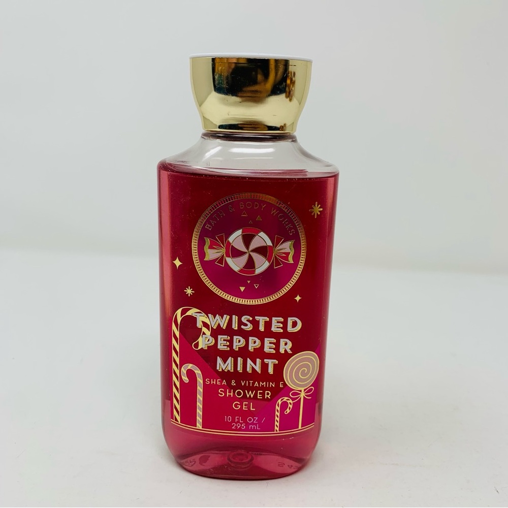Bath & Body Works Shower Gel Twisted Peppermint 10 oz. New